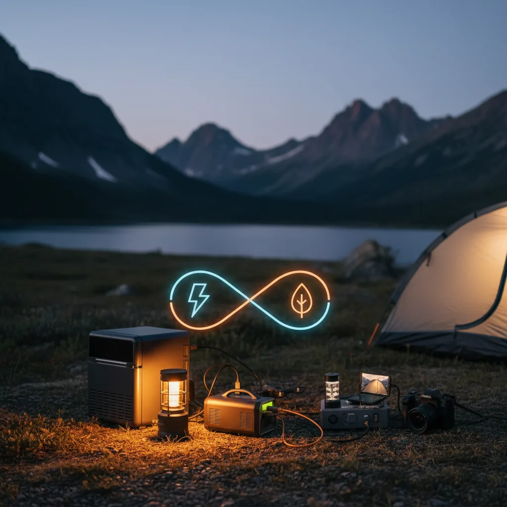 Gegenüberstellung der tragbaren Powerstations EcoFlow Delta und Jackery Explorer für Camping und Notstrom.