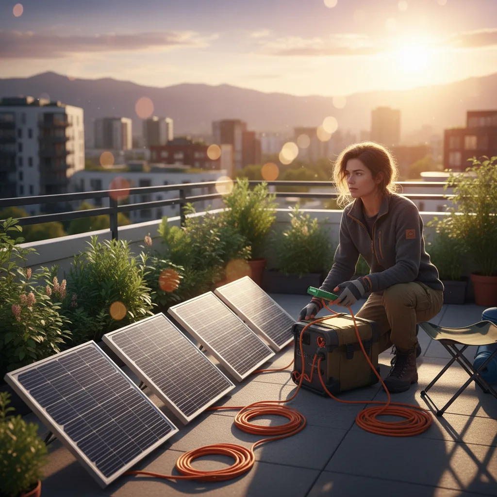 Der Jackery Explorer 1000 Pro im Test, zeigt seine Leistung und Portabilität für Balkon-Solaranlagen.