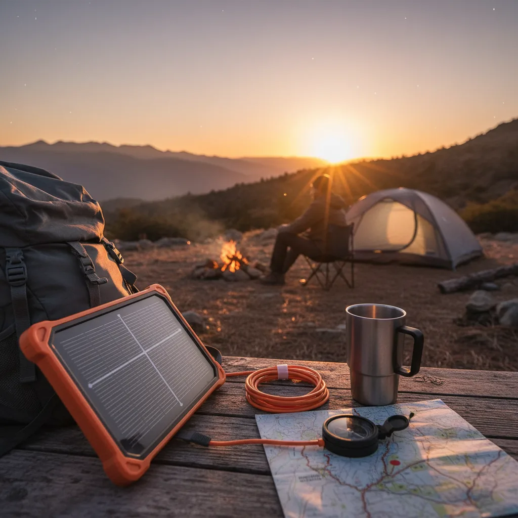 Die Jackery Explorer 240 Powerstation im Detail während des Tests, optimal für Einsteiger.