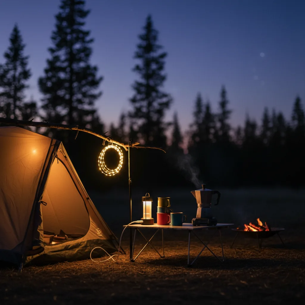 Kleine, tragbare Power Stations ideal für den Einsatz beim Camping und auf Festivals.