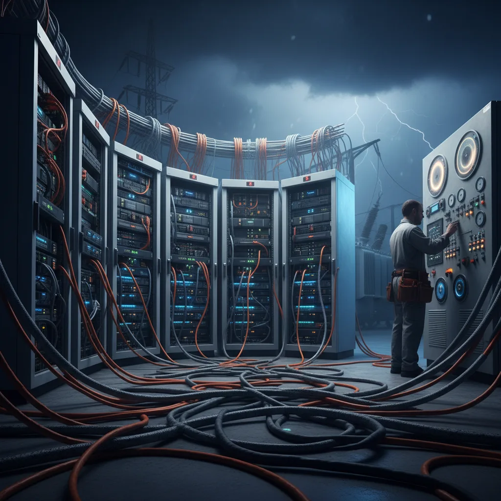 Eine Power Station als unterbrechungsfreie Stromversorgung (USV) zum Schutz von Servern und sensibler Elektronik.