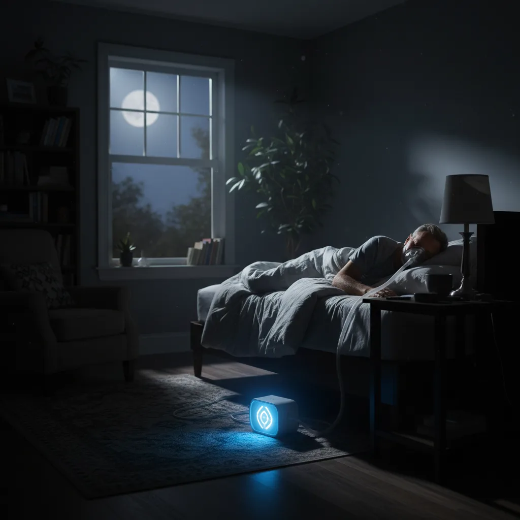 Powerstation mit USV-Funktion gewährleistet sicheren, unterbrechungsfreien CPAP-Betrieb bei Stromausfall.
