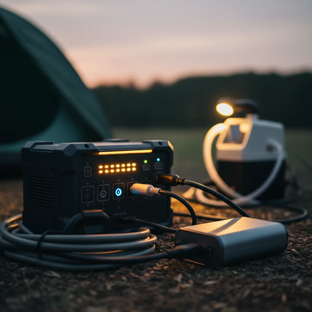Optimierung des Notstroms für CPAP-Geräte mit Powerstation-Zubehör und Erweiterungen.